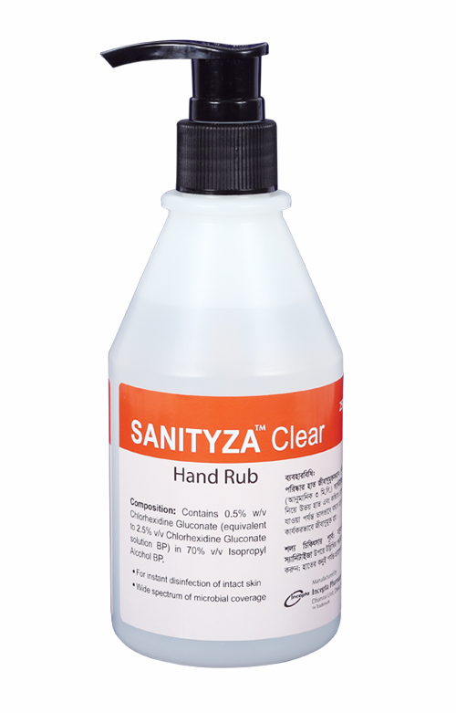 Picture of Sanityza Clear  250ml Hand Rub